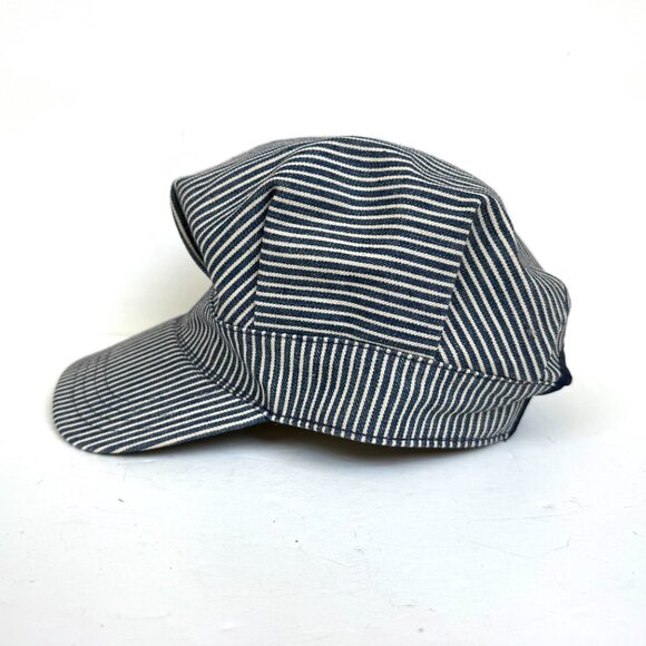 Vintage OshKosh B Gosh Hat Cap Train Engineer Railroad Snap Back USA Made - Picture 4 of 8